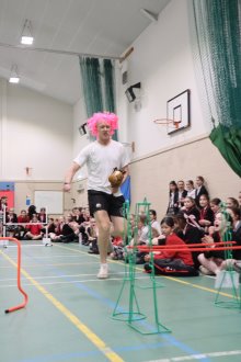 Pipers staff don hobby horses for charitable event