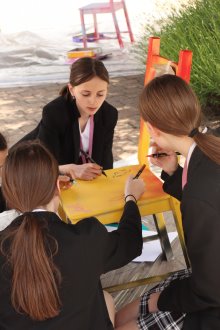 Chair painting for the Pipers Cultural Celebration Week